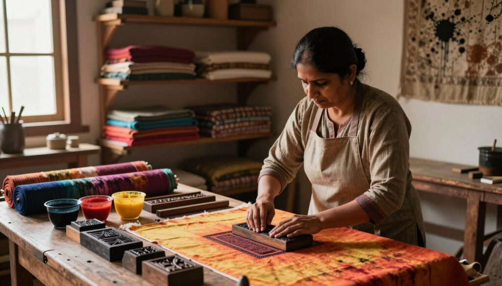 artisanal block printing
